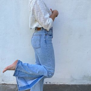 Rare Levi’s split flair jeans